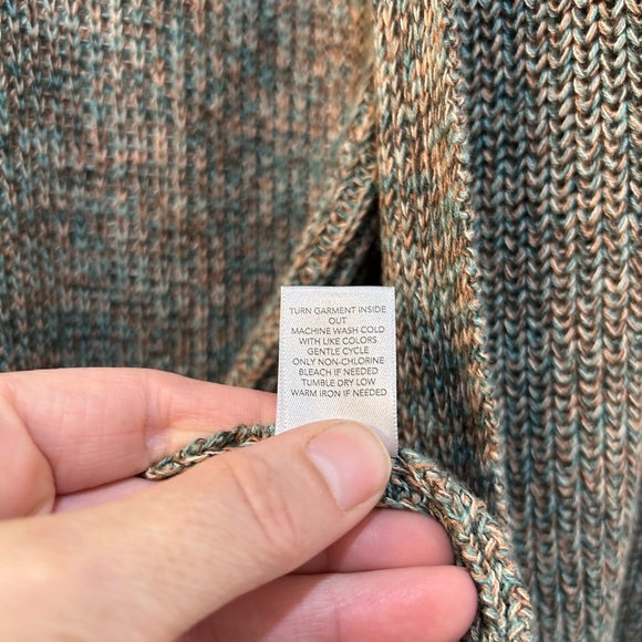 NWT C.J.Banks Marled Olive Cardigan Sweater Size 1X 100% Cotton Mature Academia - Picture 10 of 10